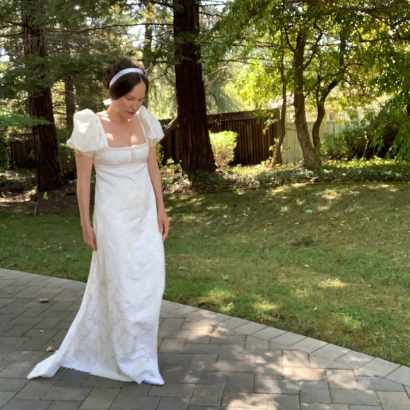 Coming Soon! Bridgerton Regency Jane Austen Emma Gown by eVaVie SZ Small-Medium - Picture 5 of 14